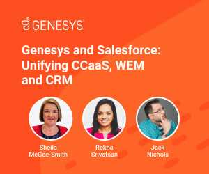 Genesys and Salesforce on demand webinar box 