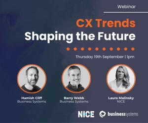 NICE CXone CX Trends Webinar Box