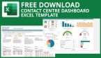 Thumbnail Contact Centre Dashboard Excel Template – FREE Download