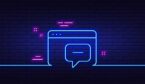 digital webchat neon