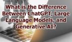 Robot hand with the question what is the difference between chatgpt, llms and generative ai