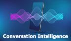Conversation intelligence with a sound wave with smartphone