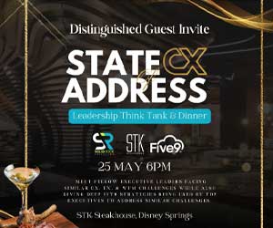 State of CX Address - Think Tank and Dinner Event Banner