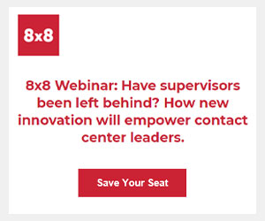 8x8 Webinar: Have supervisors been left behind? How new innovation will empower contact center leaders. event banner