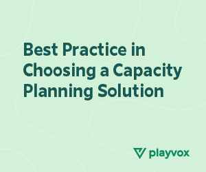 Playvox webinar banner Best Practice in Choosing a Capacity Planning Solution