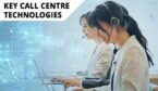 Call centre agents working with technology
