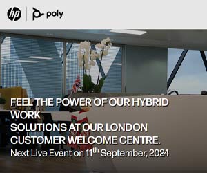 thumbnail advert promoting event HP | Poly Customer Welcome Centre Tour and Demo