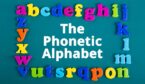 The Phonetic Alphabet - in a frame of letters