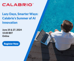 thumbnail advert promoting event Lazy Days, Smarter Ways: Calabrio’s Summer of AI Innovation – Webinar
