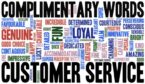 Compliment Words Customer Service - wordcloud