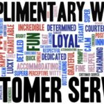 Compliment Words Customer Service - wordcloud