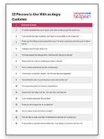 Angry Customer Phrases Download Image