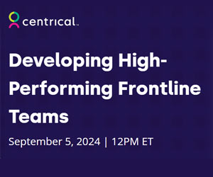 thumbnail advert promoting event Developing High-Performing Frontline Teams – Webinar