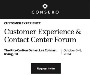 thumbnail advert promoting event Customer Experience & Contact Center Forum