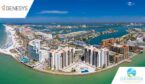 Aerial View of Clearwater Beach, Florida