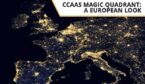 City lights on world map. Europe. Elements of this image are furnished by NASA