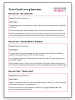 7 Live Chat Training Exercises free download image