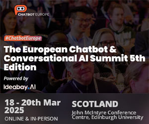 thumbnail advert promoting event The European Chatbot & Conversational AI Summit 2025