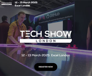 thumbnail advert promoting event Tech Show London 2025