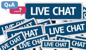 Live chat concept